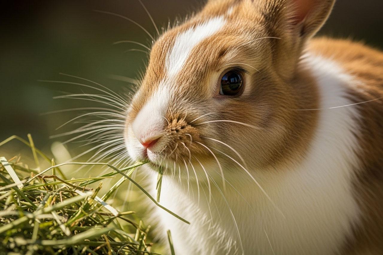 Foin alimentation du lapin